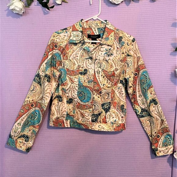 NWT Peck A Peck Multi Color Short Blazer - Picture 2 of 9